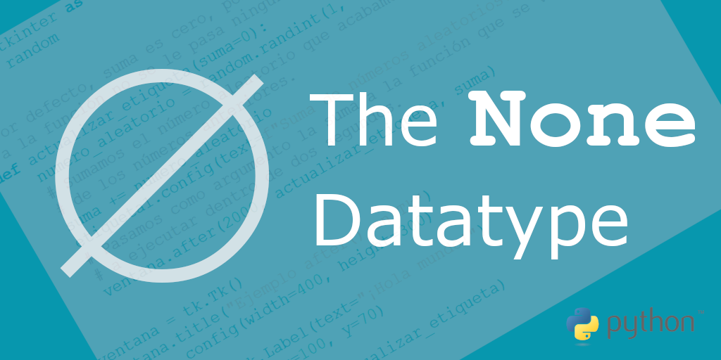 The None Datatype | Python Assets